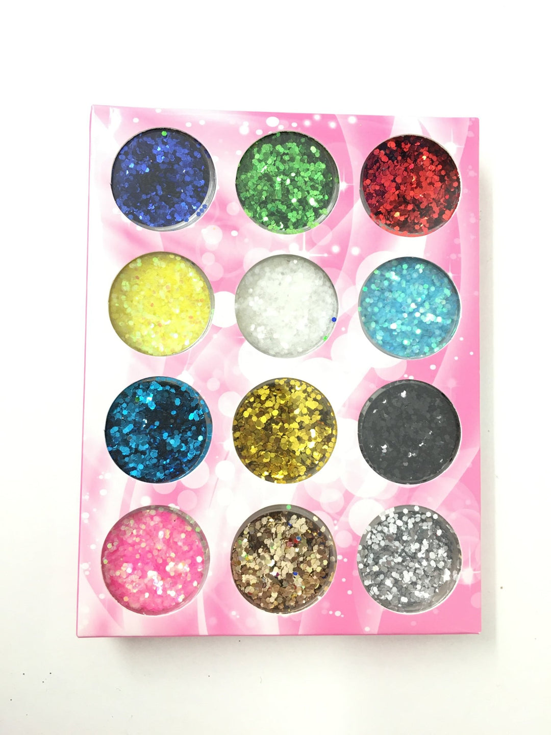12 Nail Art Glittering Sequins Paillettes