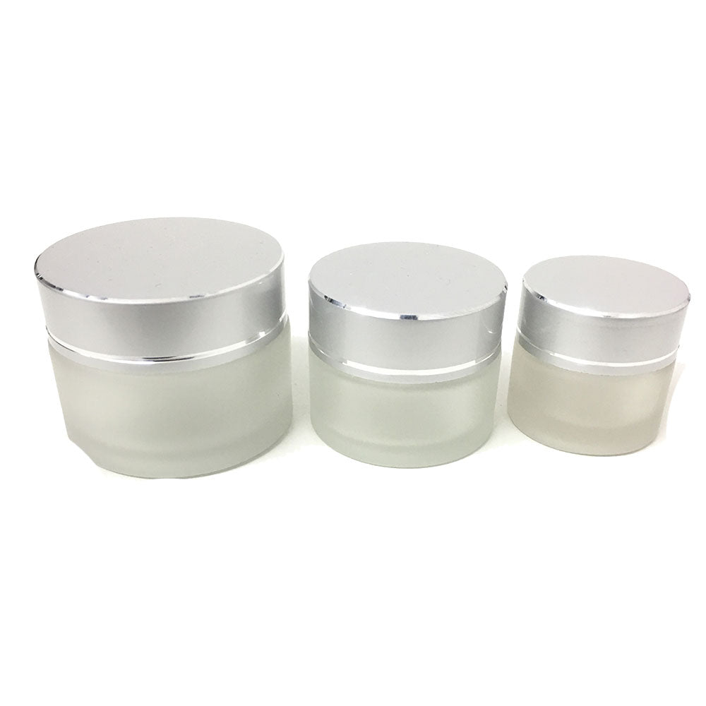 Liquid & Powder Jar (Screw Top, Frosted)