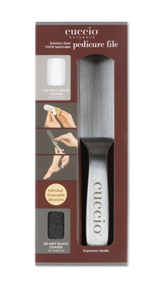 Cuccio Pro Stainless Steel Pedicure File & Refills