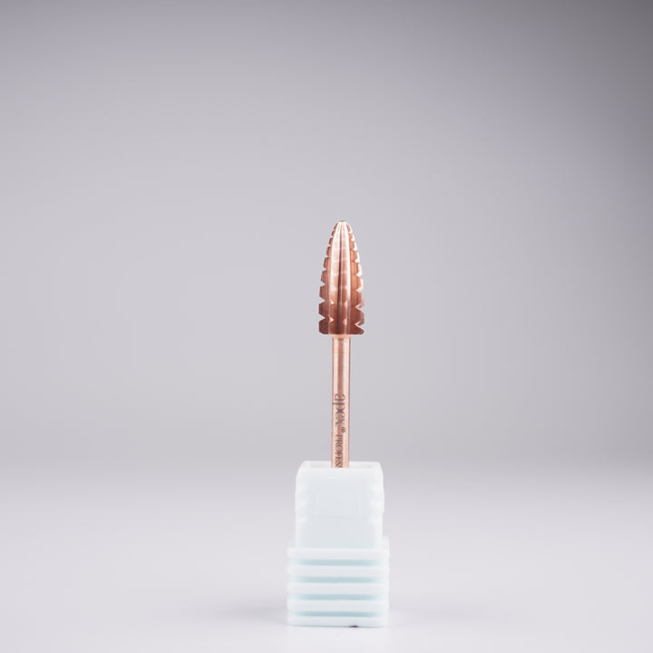 Apex® Professional Tungsten Carbide Electric Nail Drill Bit (Rose Gold, Typhoon 2 Way)