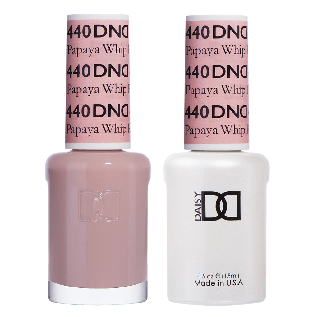 DND DUO Nail Lacquer and UV|LED Gel Polish Papaya Whip  440 (2 x 15ml)