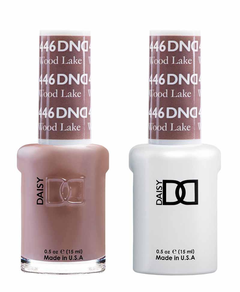 DND DUO Nail Lacquer and UV|LED Gel Polish Woodlake 446 (2 x 15ml)
