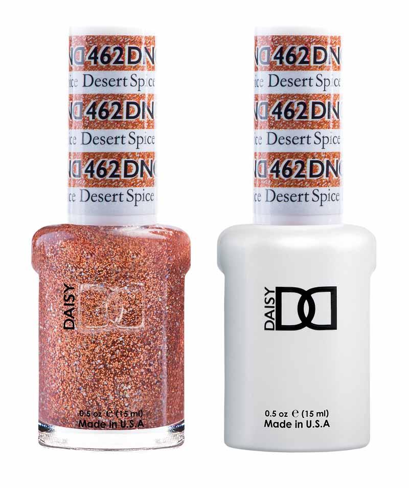 DND DUO Nail Lacquer and UV|LED Gel Polish Dessert Spice 462 (2 x 15ml)