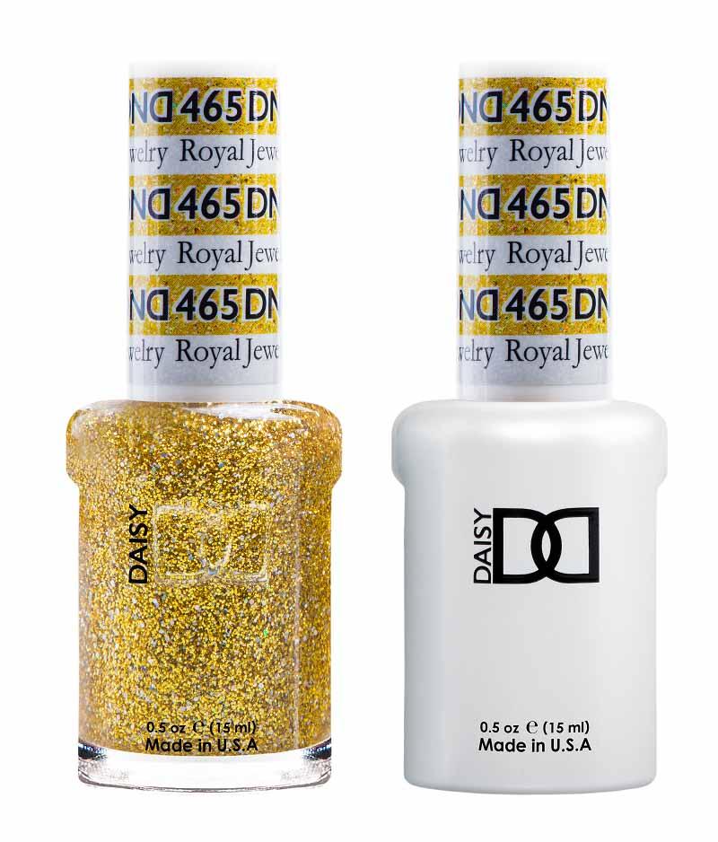 DND DUO Nail Lacquer and UV|LED Gel Polish Royal Jewelry 465 (2 x 15ml)