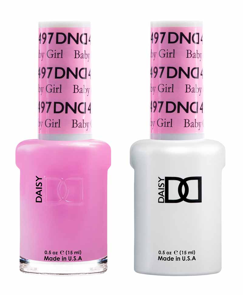 DND DUO Nail Lacquer and UV|LED Gel Polish Baby Girl 497 (2 x 15ml)