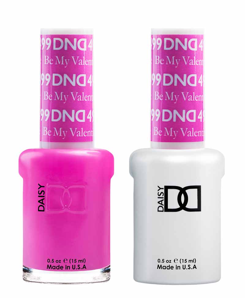 DND DUO Nail Lacquer and UV|LED Gel Polish Be My Valentine 499 (2 x 15ml)