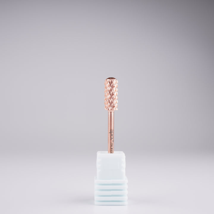 Apex® Professional Tungsten Carbide Electric Nail Drill Bit (Rose Gold, Small Smooth Top)