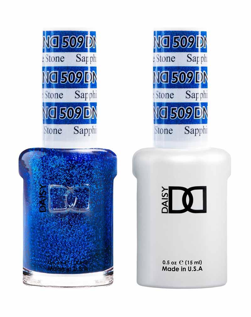 DND DUO Nail Lacquer and UV|LED Gel Polish Sapphire Stone 509 (2 x 15ml)