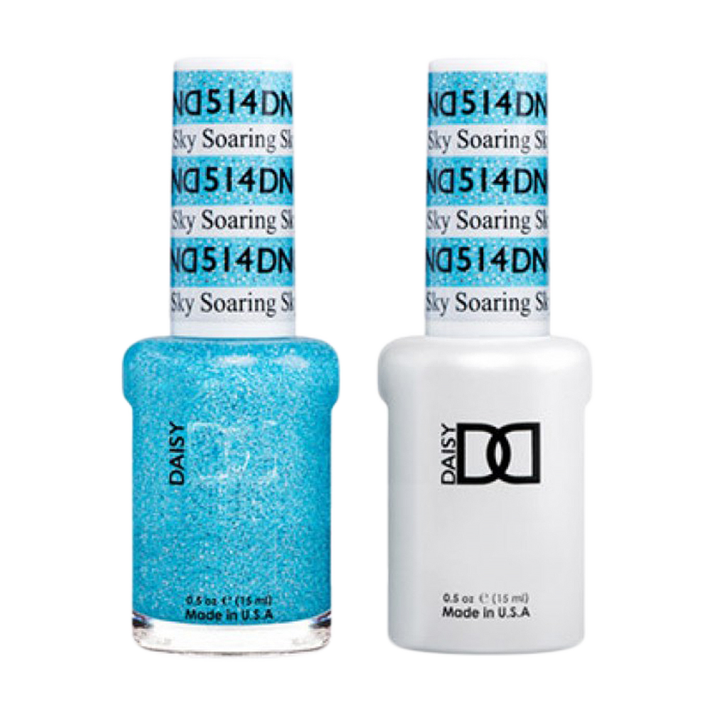 DND DUO Nail Lacquer and UV|LED Gel Polish Soaring Sky 514 (2 x 15ml)