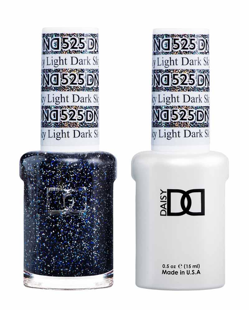 DND DUO Nail Lacquer and UV|LED Gel Polish Dark Sky Light 525 (2 x 15ml)
