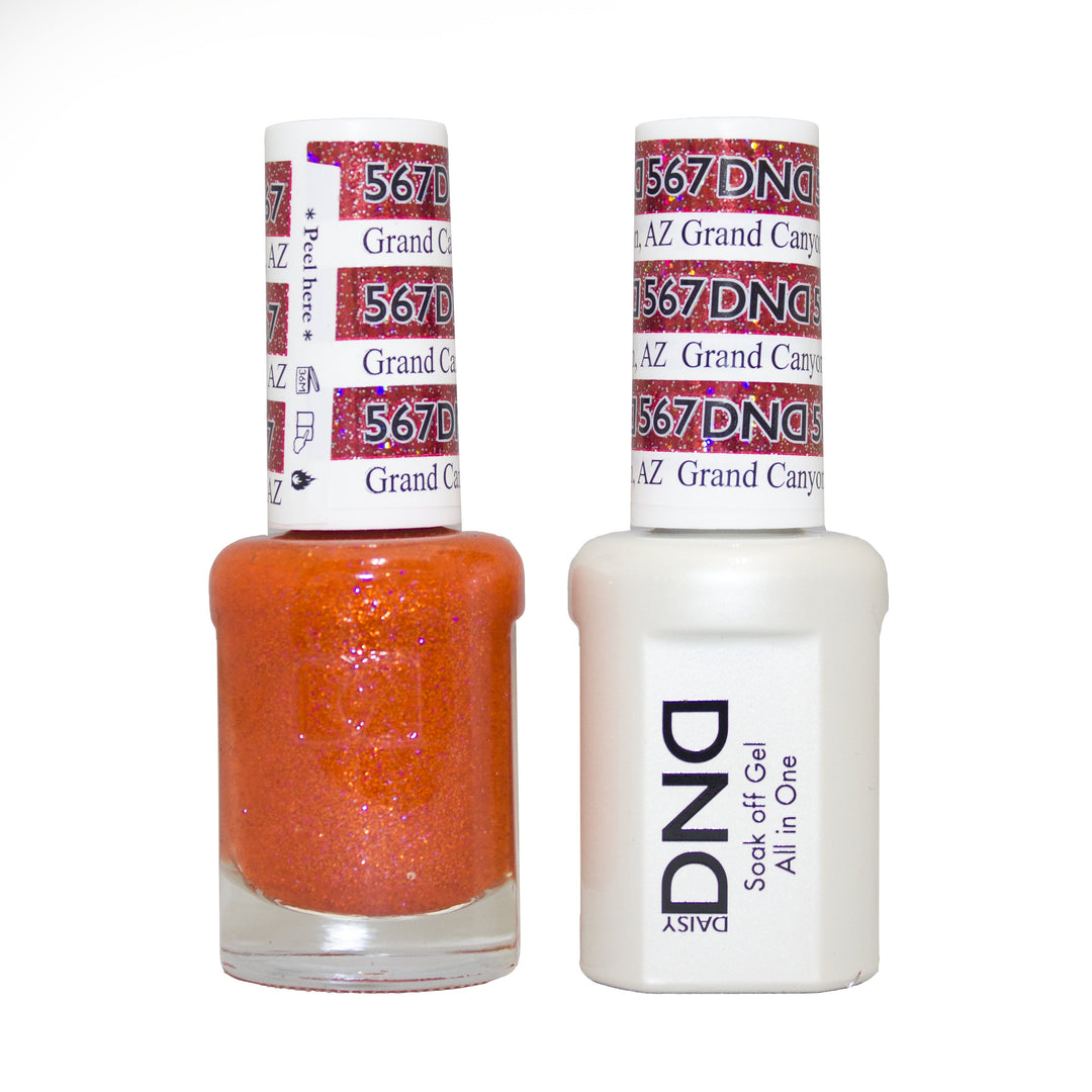 DND DUO Nail Lacquer and UV|LED Gel Polish Grand Canyon, Az 567 (2 x 15ml)