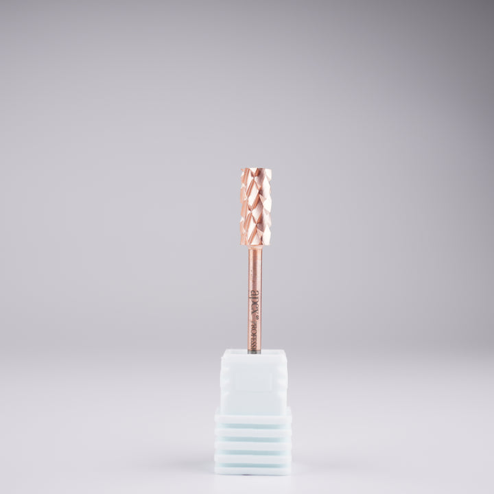 Apex® Professional Tungsten Carbide Electric Nail Drill Bit (Rose Gold, Small Barrel)