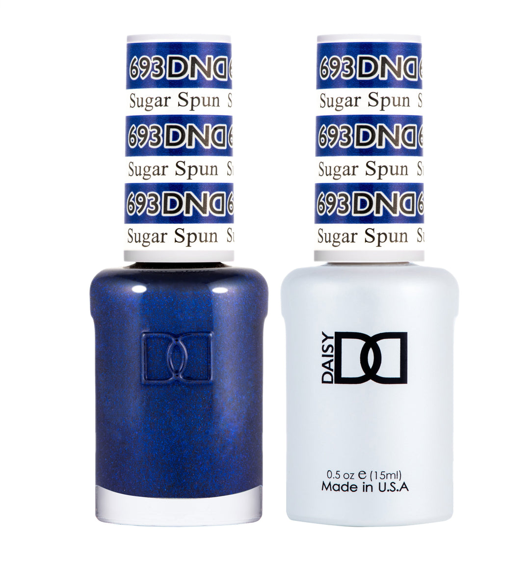 DND DUO Nail Lacquer and UV|LED Gel Polish Sugar Spun 693 (2 x 15ml)