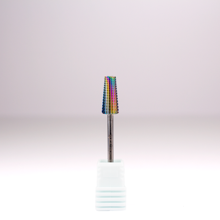 Apex® Professional Tungsten Carbide Electric Nail Drill Bit (Rainbow, 5 in 1)