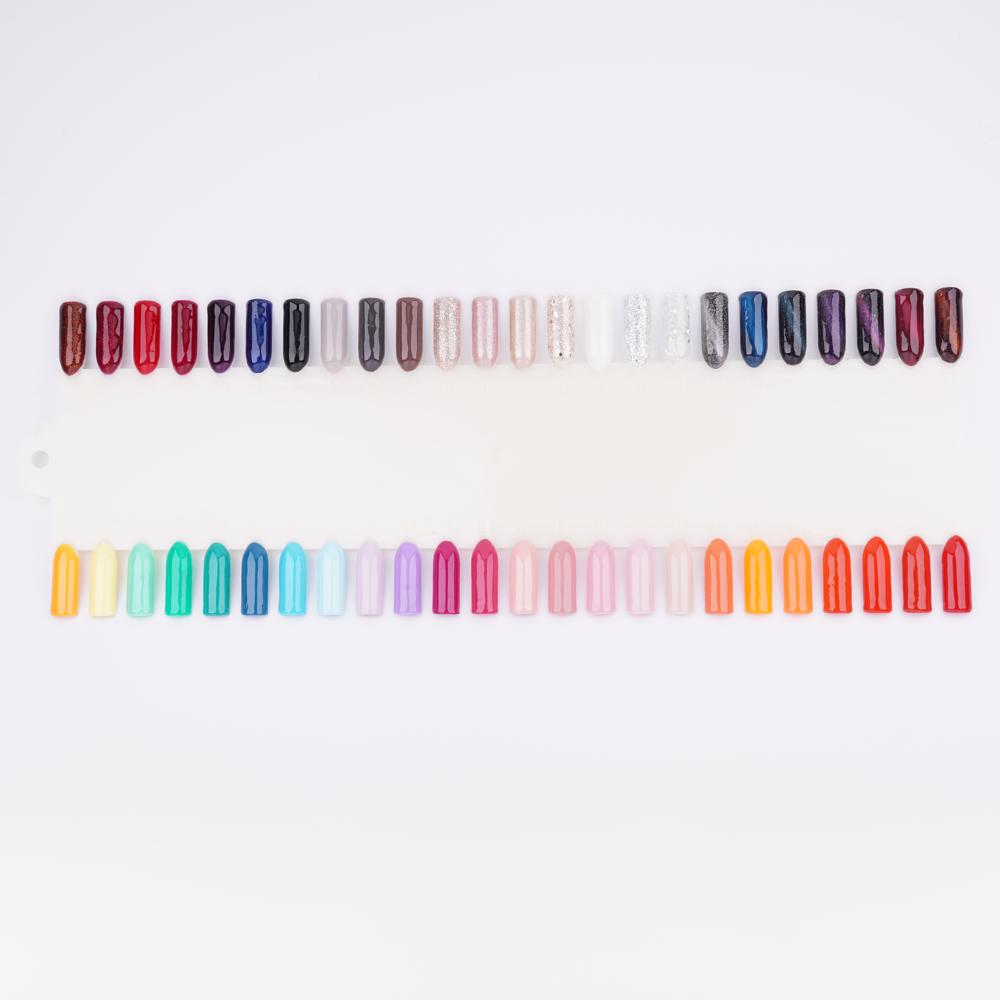 Apex® Professional Nail Colour Display Card (Natural, 48 Tips)