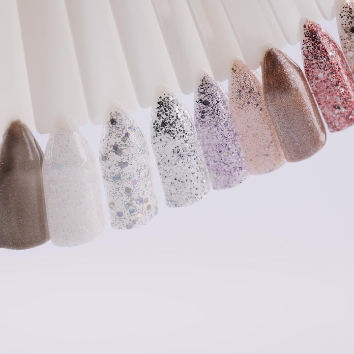 Apex® Professional 50pcs Nail Colour Display Ring (Natural, 50 Tips)