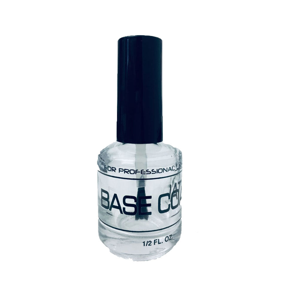 Empty Clear Glass Polish Bottle 15ml (Base Coat)