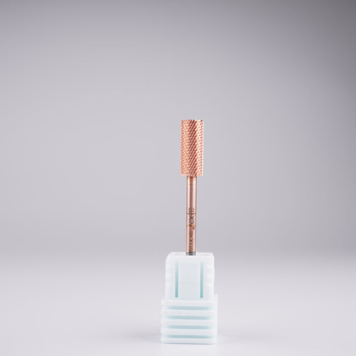 Apex® Professional Tungsten Carbide Electric Nail Drill Bit (Rose Gold, Small Barrel)