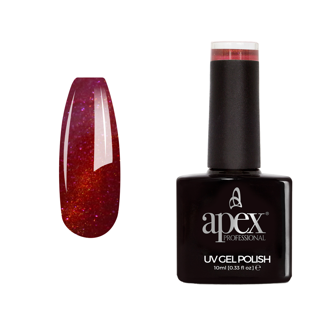 Apex® Professional Gel Polish - Ruby Sparkle Cat's Eye (10ml)