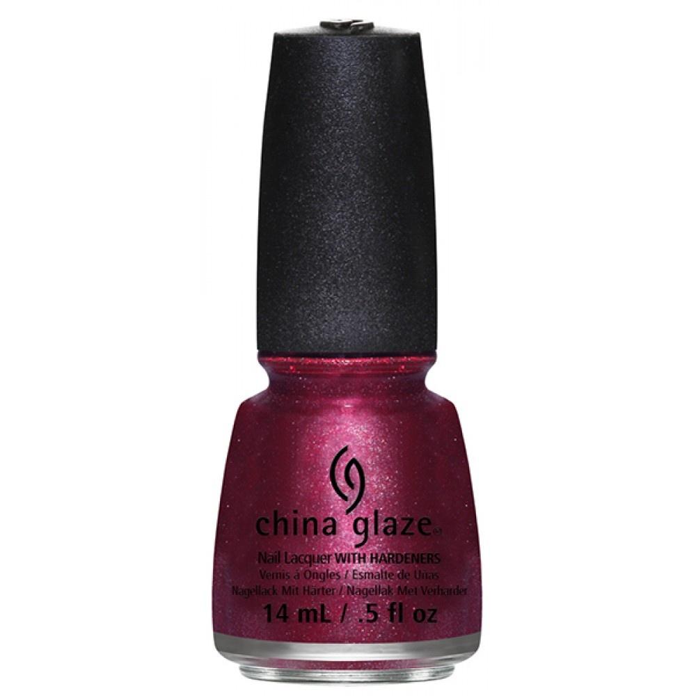 China Glaze Nail Lacquer Santa Red My List (14ml)