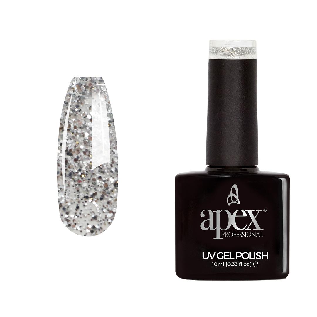Apex® Professional Gel Polish - Silver Shine (10ml)