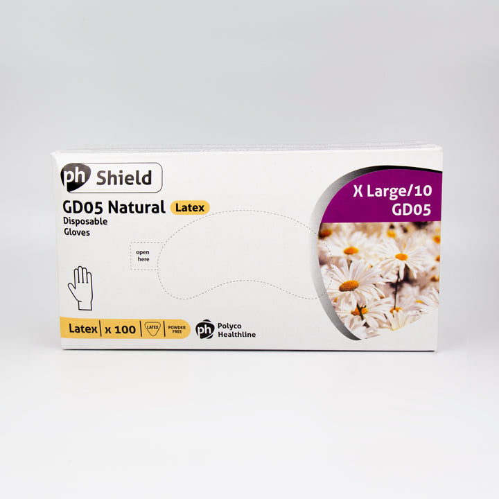 Ph Shield Powder-Free Latex Gloves 100pcs