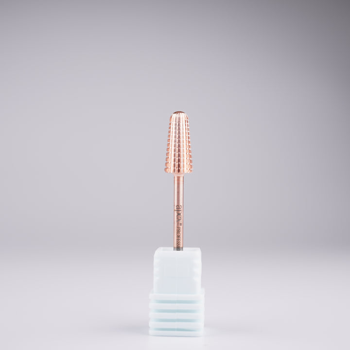 Apex® Professional Tungsten Carbide Electric Nail Drill Bit (Rose Gold, Volcano 2 Way)