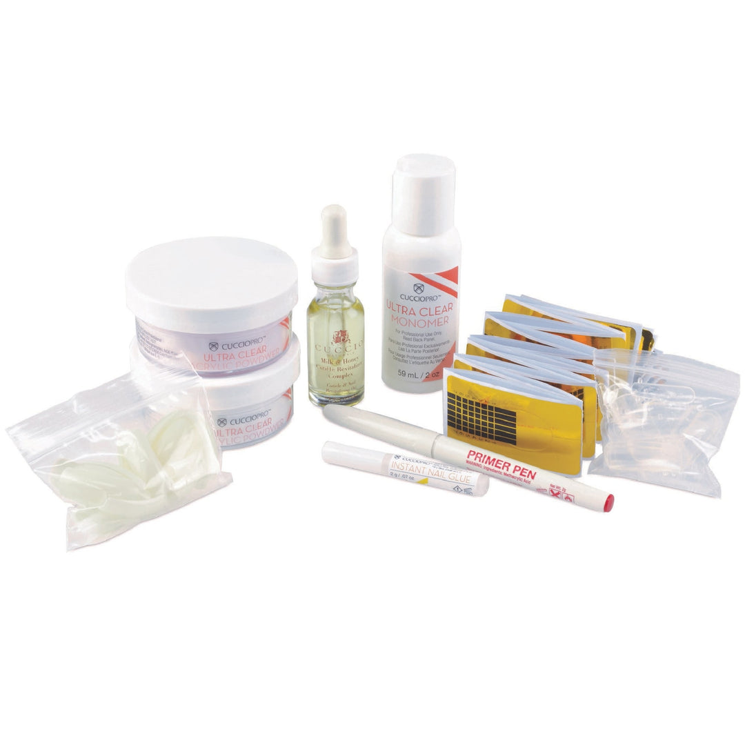 Cuccio Pro™ Ultra Clear Acrylic Starter Kit