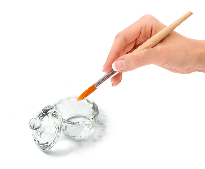 Small Round Glass Dappen Dish (with lids) (10ml)