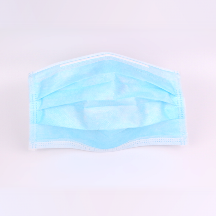 Face Masks 3ply Non-Woven Blue (50Pack)