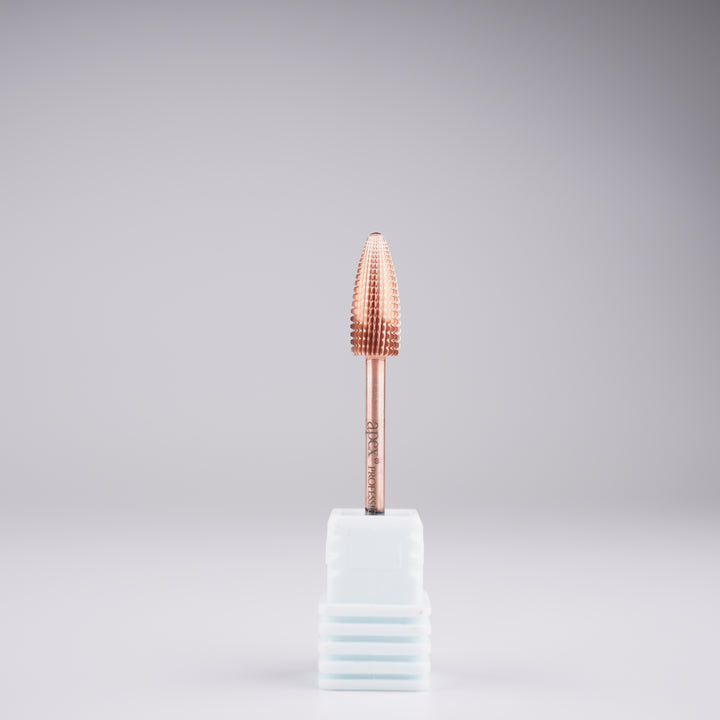 Apex® Professional Tungsten Carbide Electric Nail Drill Bit (Rose Gold, Typhoon 2 Way)