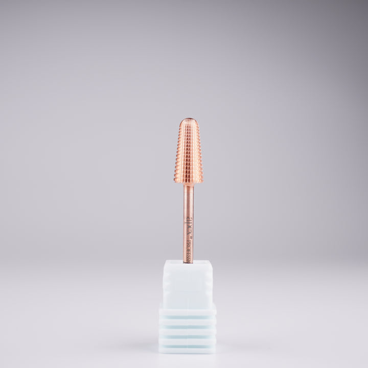 Apex® Professional Tungsten Carbide Electric Nail Drill Bit (Rose Gold, Volcano 2 Way)