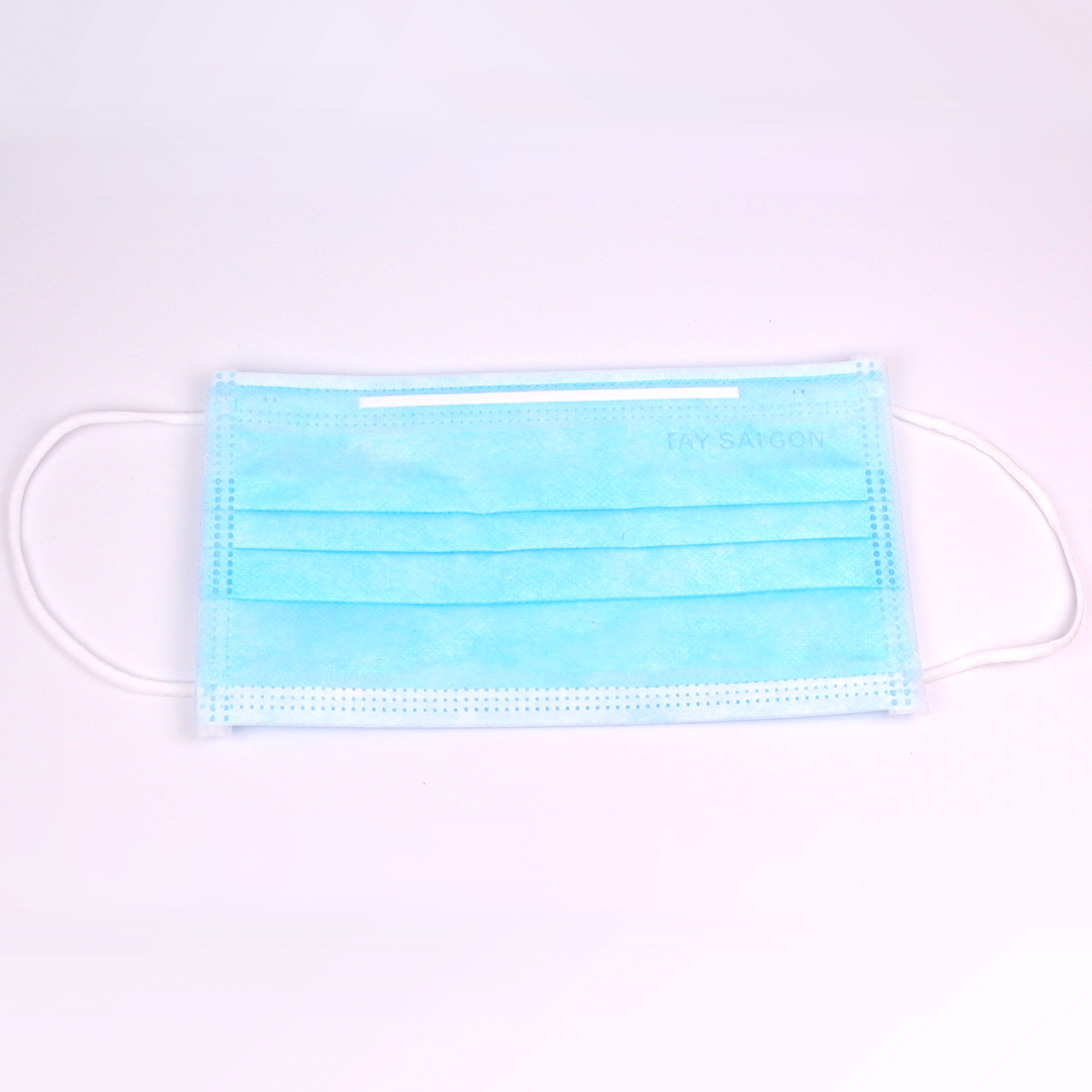 Face Masks 3ply Non-Woven Blue (50Pack)