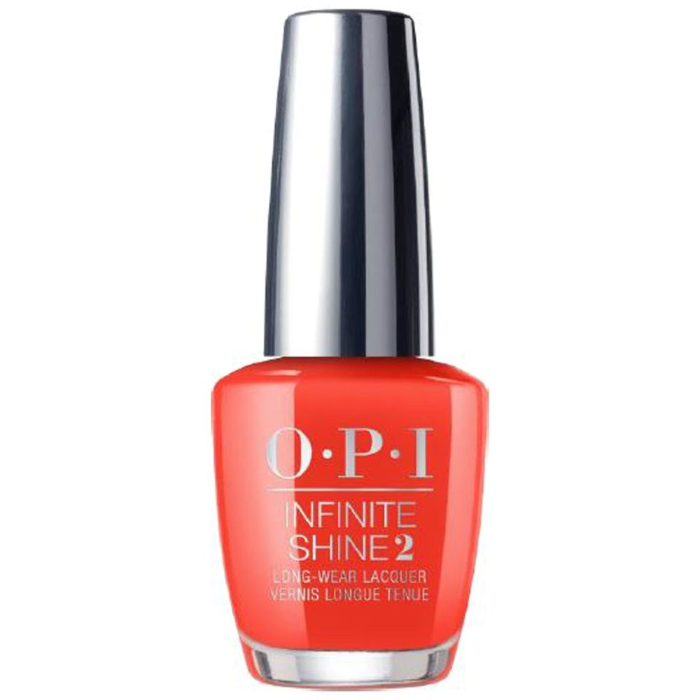 OPI UV|LED Gel Colour and Infinite Shine Lacquer Pairing - A Red-vival City