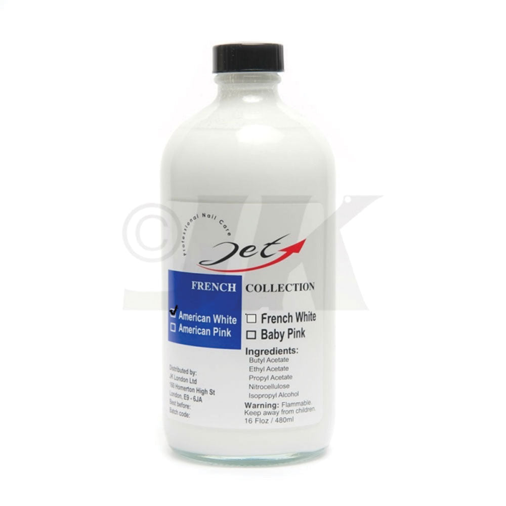 Jet Nail Polish American White 16oz