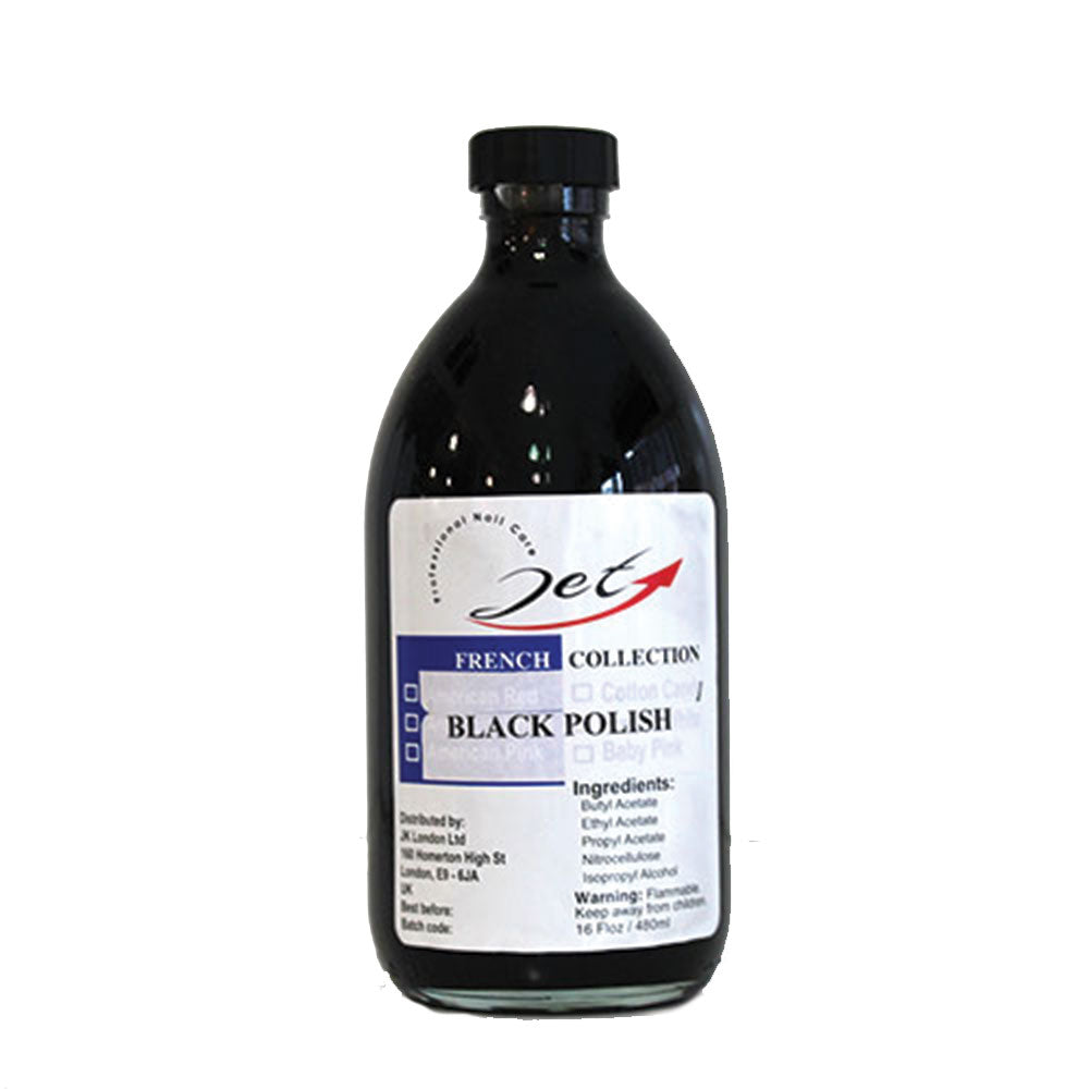 Jet Nail Polish Black 16oz