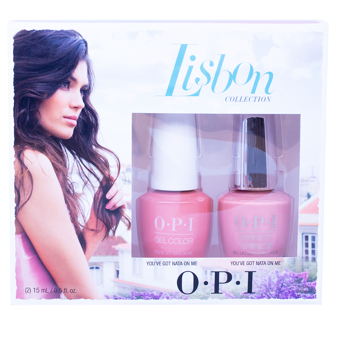 OPI UV|LED Gel Colour and Infinite Shine Lacquer Pairing - You've Got Nata On Me