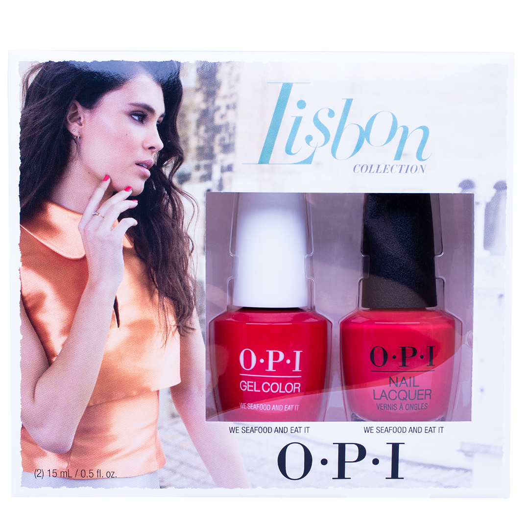 OPI UV|LED Gel Colour and Nail Lacquer Pairing - We Seafood And Eat It