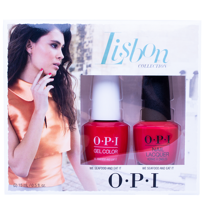 OPI UV|LED Gel Colour and Nail Lacquer Pairing - We Seafood And Eat It
