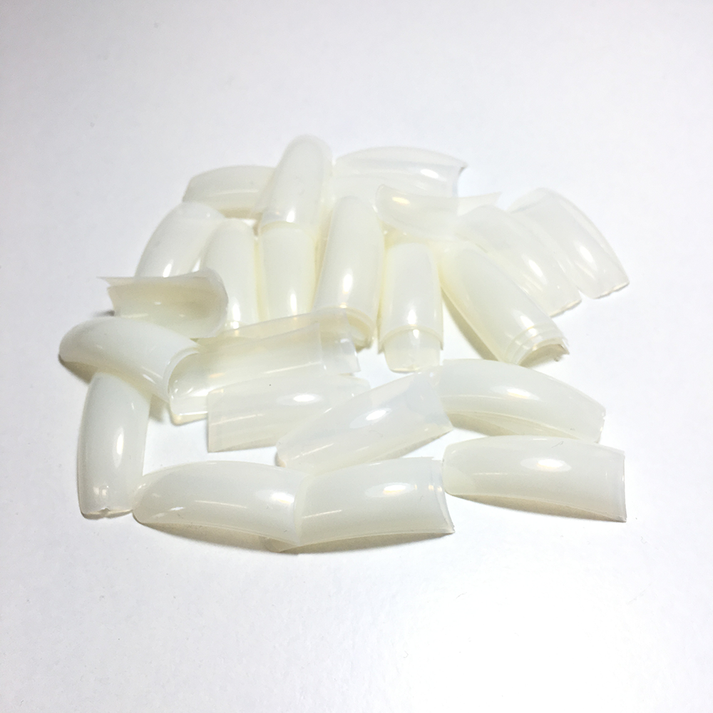 Natural Nail Tips Refill Packs (Size 0-10) 550pcs
