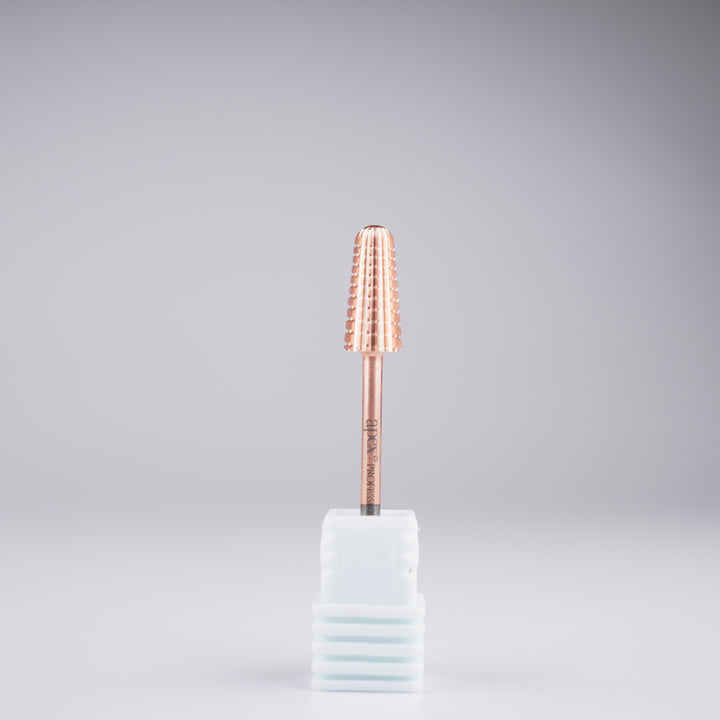 Apex® Professional Tungsten Carbide Electric Nail Drill Bit (Rose Gold, Volcano 2 Way)