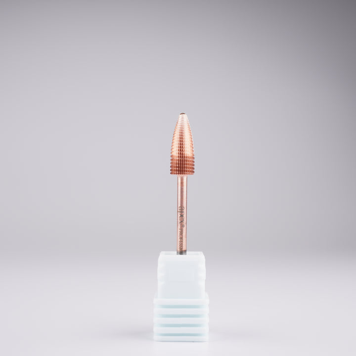 Apex® Professional Tungsten Carbide Electric Nail Drill Bit (Rose Gold, Typhoon 2 Way)