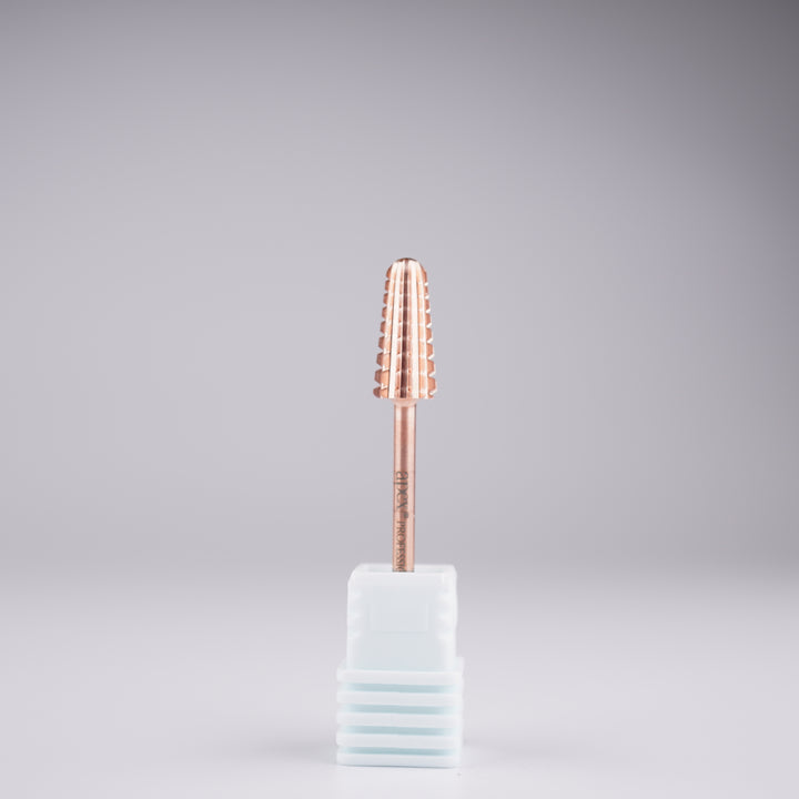 Apex® Professional Tungsten Carbide Electric Nail Drill Bit (Rose Gold, Volcano 2 Way)