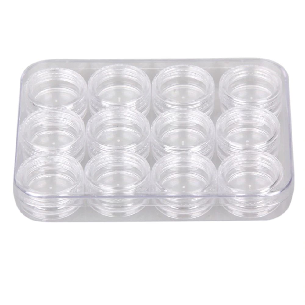 12 Nail Art Storage Pot in Box