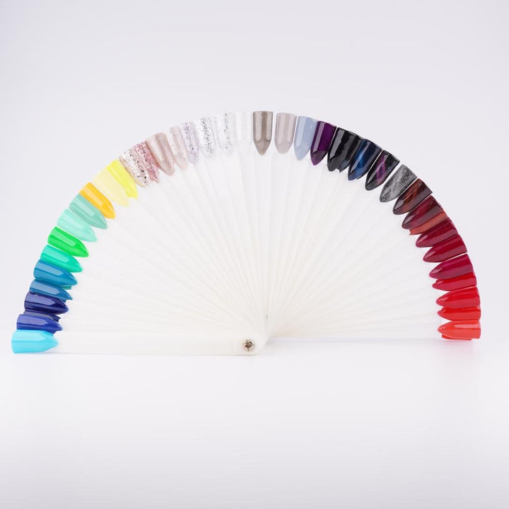 Apex® Professional 50pcs Nail Colour Display Fan (Natural, 50 Tips)