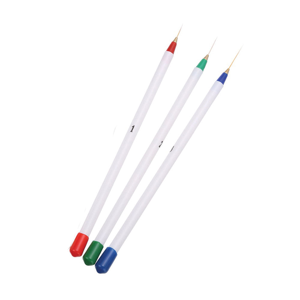 3pcs Nail Line Painting Art Pens