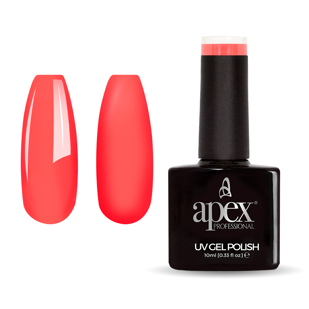 Apex® Professional Gel Polish - Neon Red (10ml)