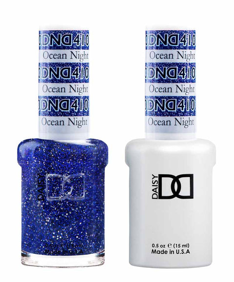 DND DUO Nail Lacquer and UV|LED Gel Polish Ocean Night Star  410 (2 x 15ml)