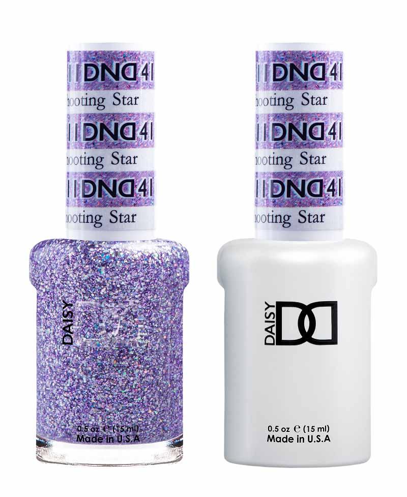 DND DUO Nail Lacquer and UV|LED Gel Polish Shooting Star  411 (2 x 15ml)