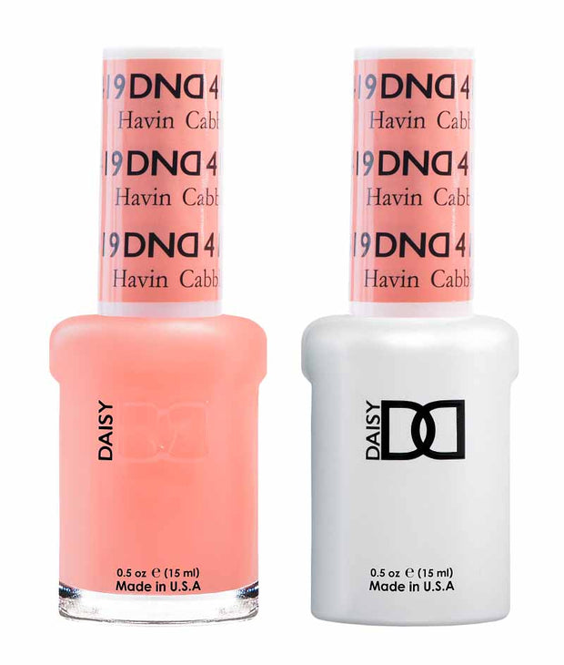 DND DUO Nail Lacquer and UV|LED Gel Polish Havin Cabbler  419 (2 x 15ml)